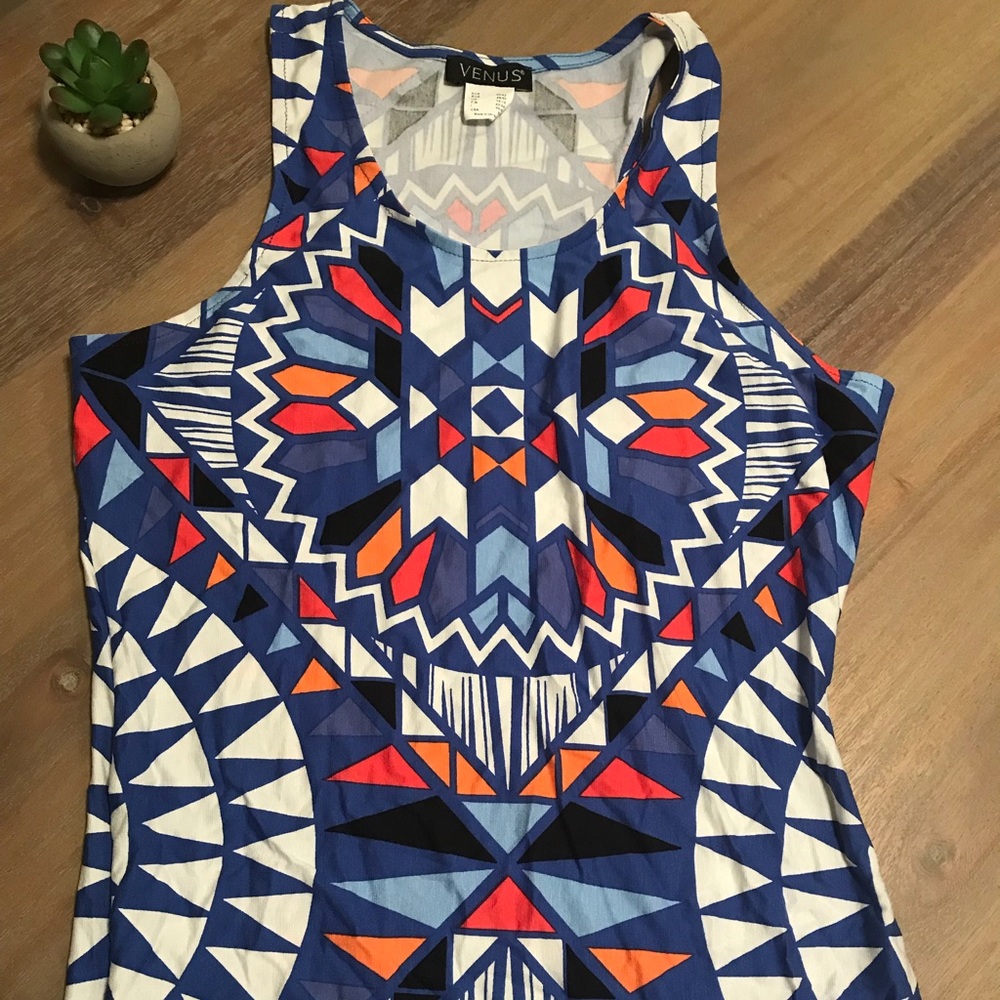 Venus sun dress - long multi colored!